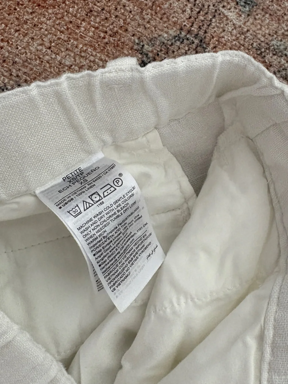 Banana Republic Linen Pants XS Petite The Everyday Wide Leg